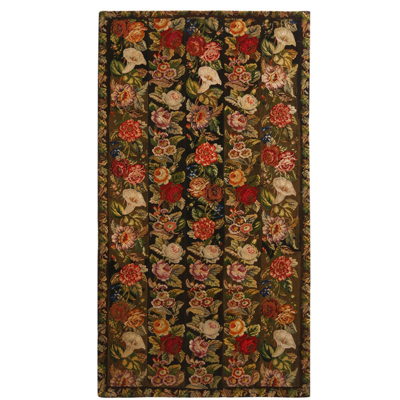 One-of-a-Kind 4' X 7'5" Hand Knotted Area Rug