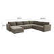 Deirdre 7 - Piece Modular Upholstered Reversible U-Sectional