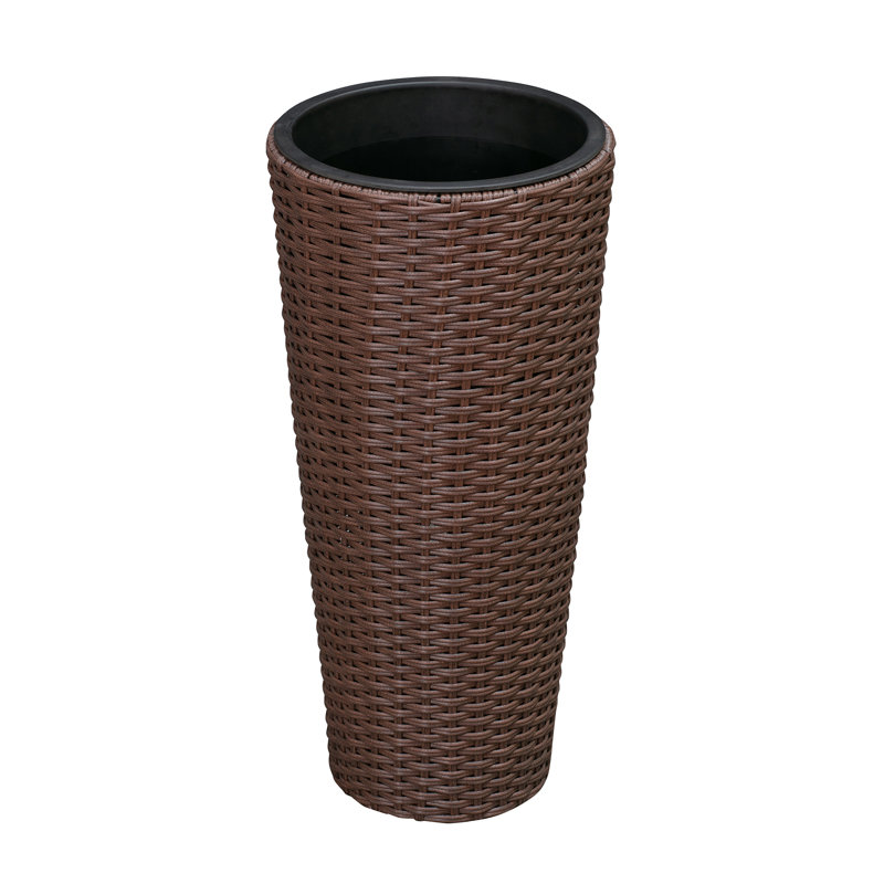Essex Street 24" H Manufactured Wood Round Pot Planter (Set of 2)