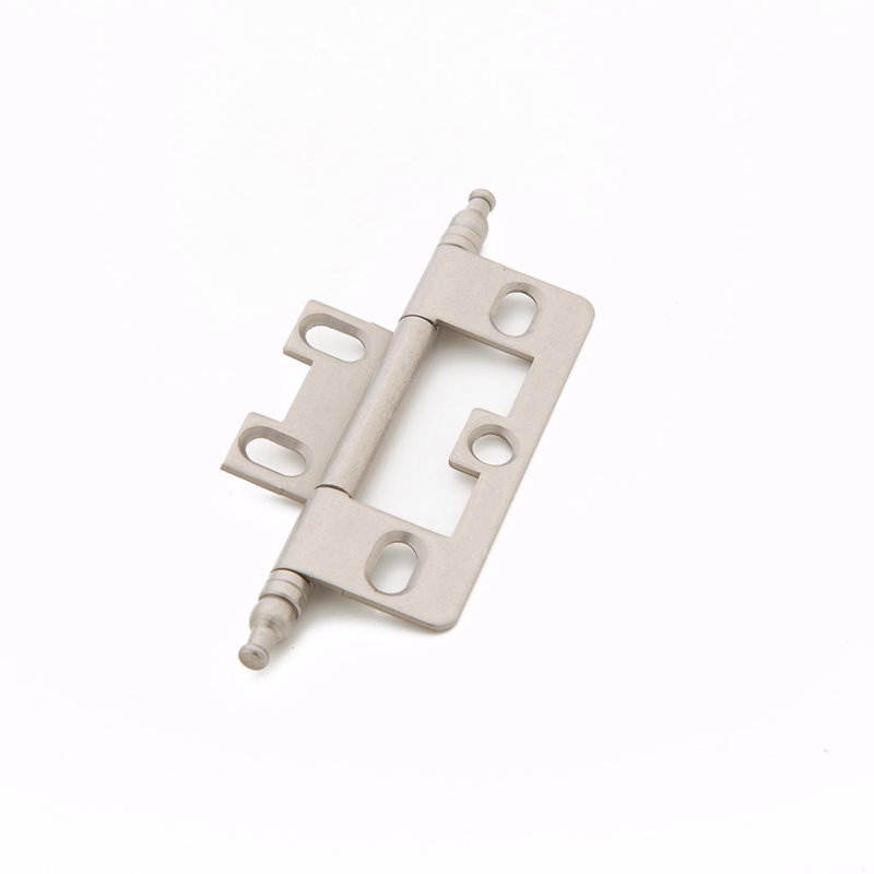 Hinges 3'' x 0.88'' Metal Traditional Hinge, Distressed Nickel