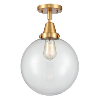 Alphonsa Glass Flush Mount