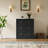 Modern Nightstand With 3 Drawers-763325599