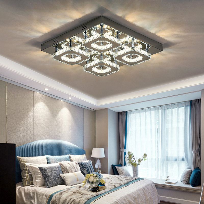 LED Flush Mount, Black