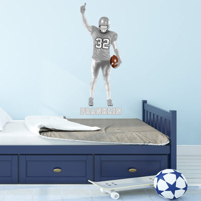 Adhésif décoratif footballeur