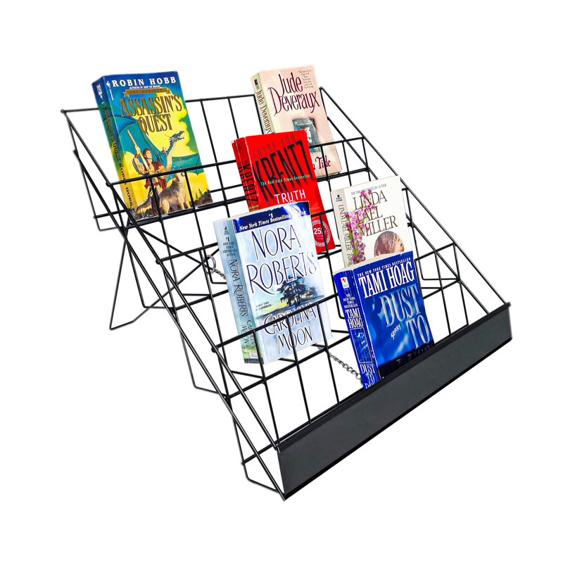 Metal Free Standing Magazine Rack