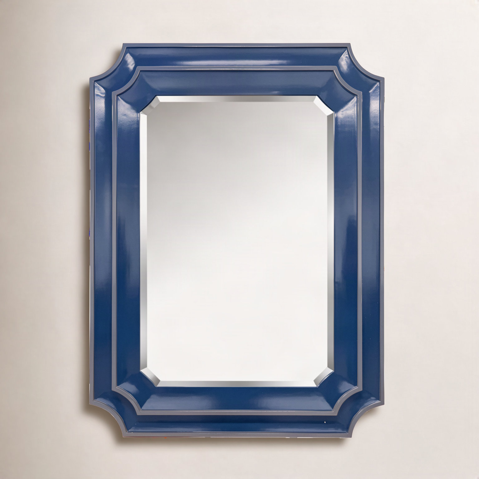 36" Accent Mirror, Navy