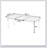 1 Piece Rectangular Dining Table without Chair