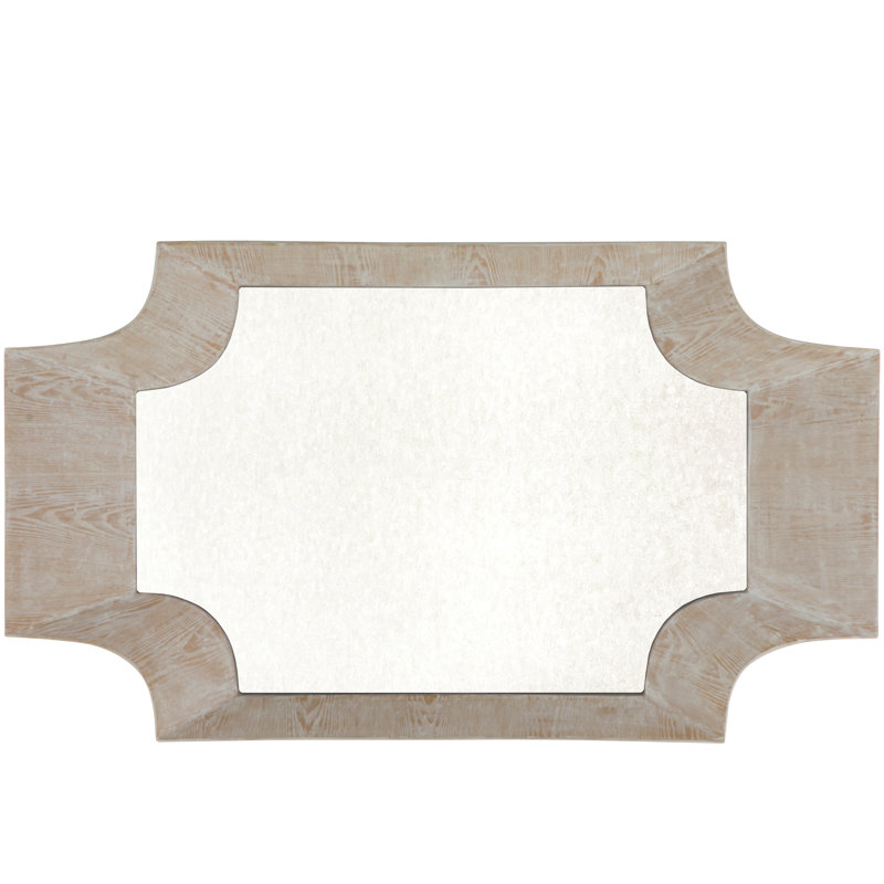 Farris Mirror - White, Silver