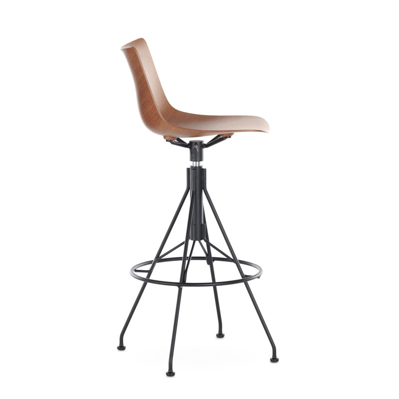 C.Koya Stool, Dark wood, Black