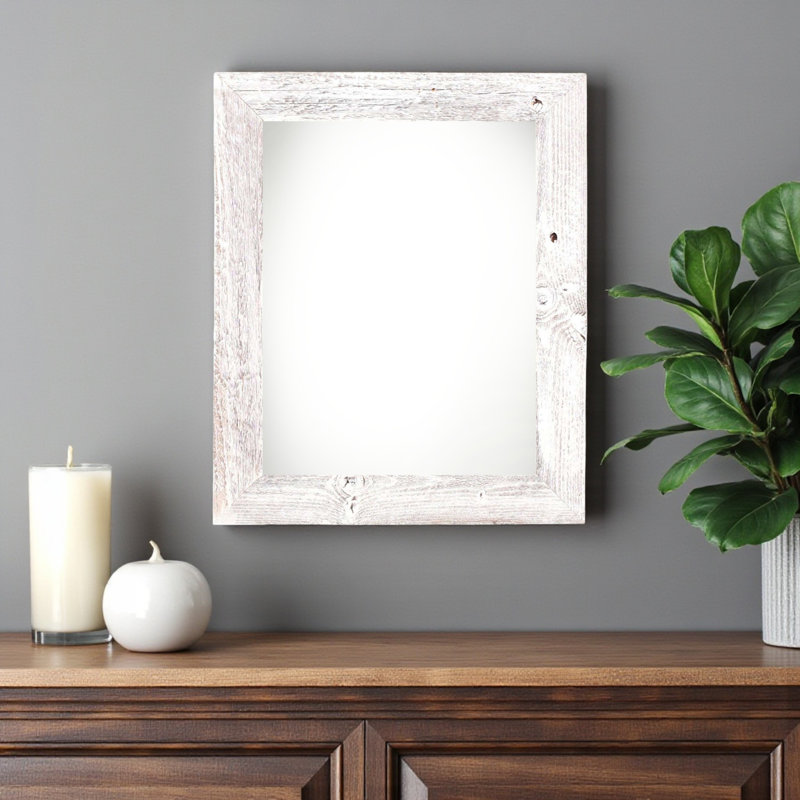 Cadre photo simple Bianca-Maria, 12 po x 18 po, Blanc délavé