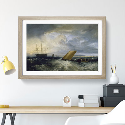 Sheerness as Seen from the Nore by Joseph Mallord William Turner - Framed Print