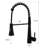 Contemporary Black Kitchen Faucet - Pull Out For Smooth Water Flow Sink With Build Reliable Performance-319005124