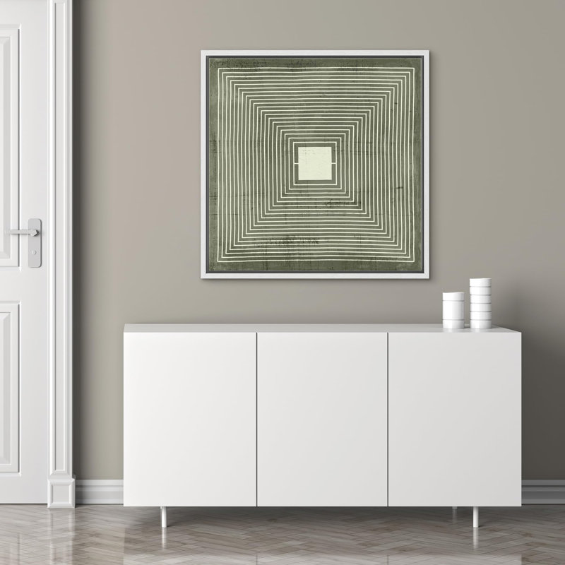 Square Maze, reproduction d'art sur toile, Blanc, H 24 po x l 24 po
