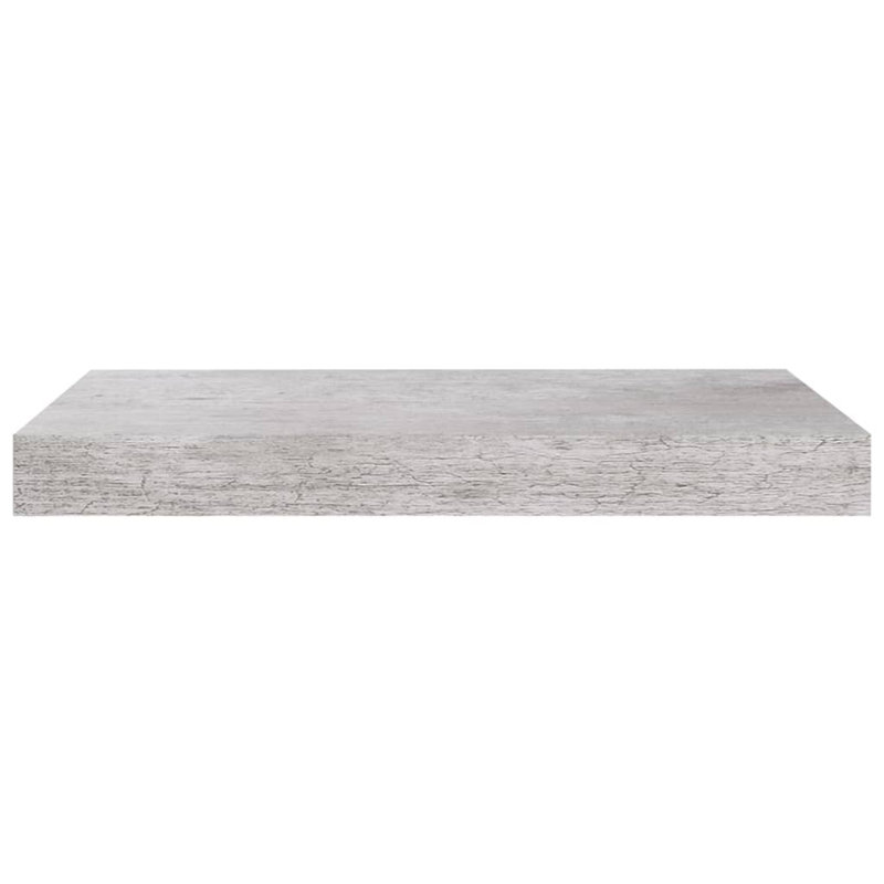 Blus Floating Shelf, Grey, 3.8cm H x 40cm W x 23cm D