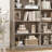 Geng 74.3"H X 47.2"W Wood Double 6-Tier Standard Bookcase-1312358884-1338053995