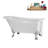 58" Streamlin Clawfoot Tub,Tray,Drain, Clawfeet-101628928-102219865
