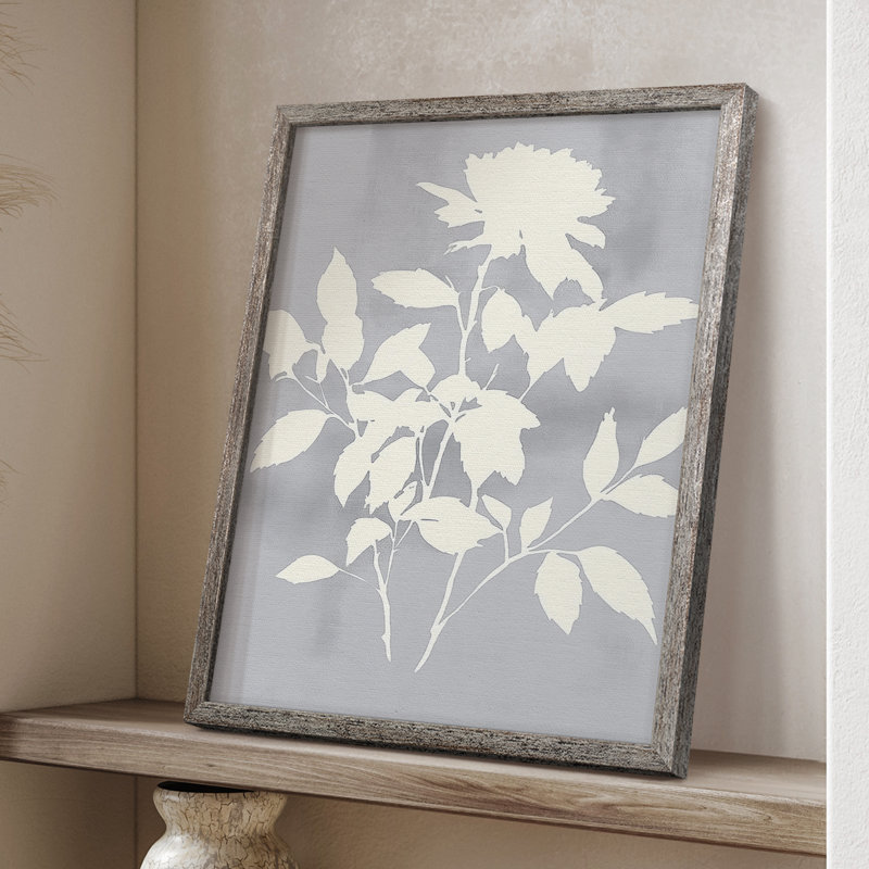 Reproduction encadrée FLORAL Series DLxxxviii - bois massif, H 30 po x l 24 po