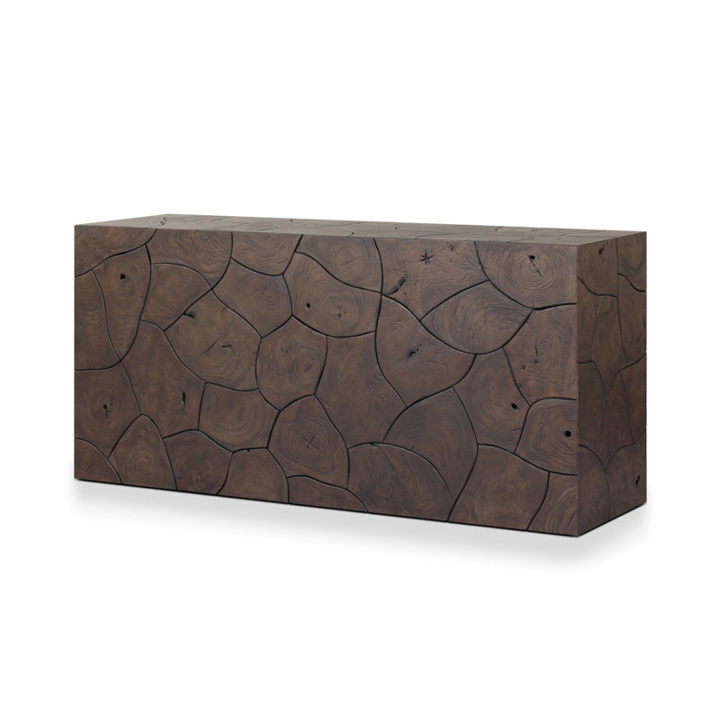 Console Tomlin, Teint selle brun-teck