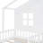 Twin Size House Bed With Sofa, Kids Platform Bed With Two Drawers And Storage Shelf-1836738635