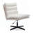 Teddy Fabric Adjustable Armless  360° Swivel Accent Office Chair-1819873669