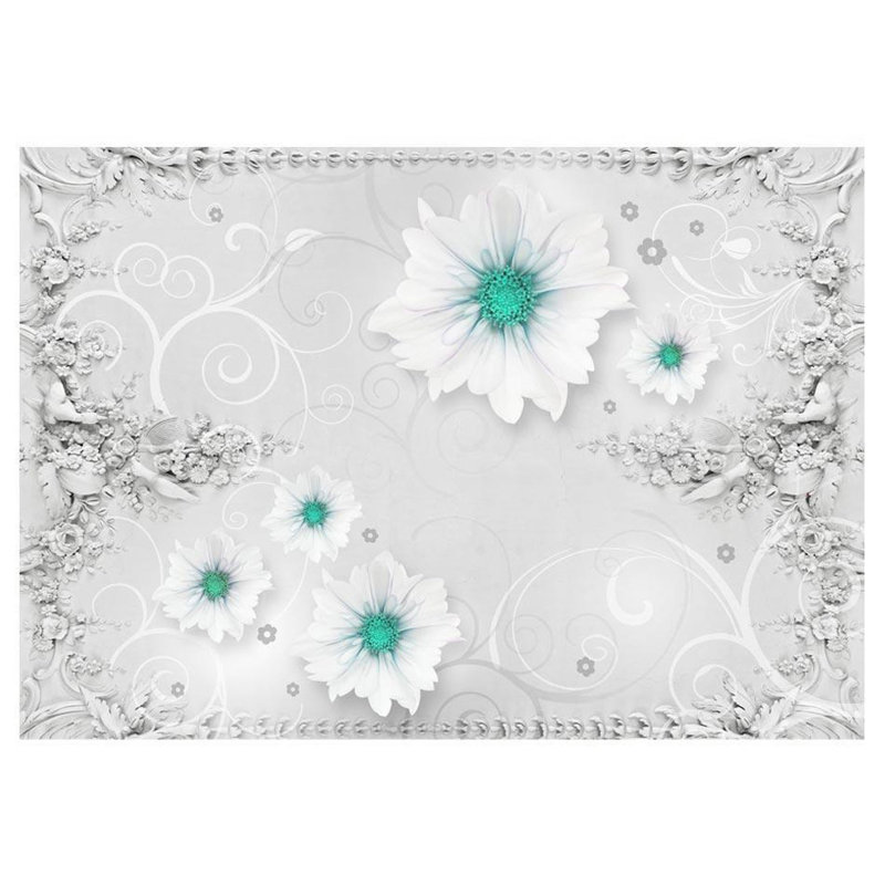 Floral Wall Mural, 41" L x 59" W