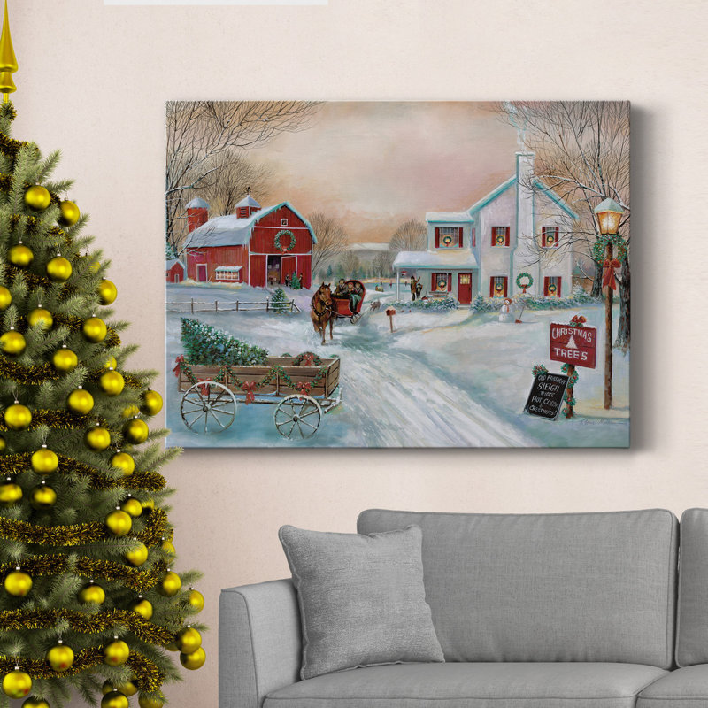 " Christmas Tree Farm ", 40" H x 30" W x 1" D