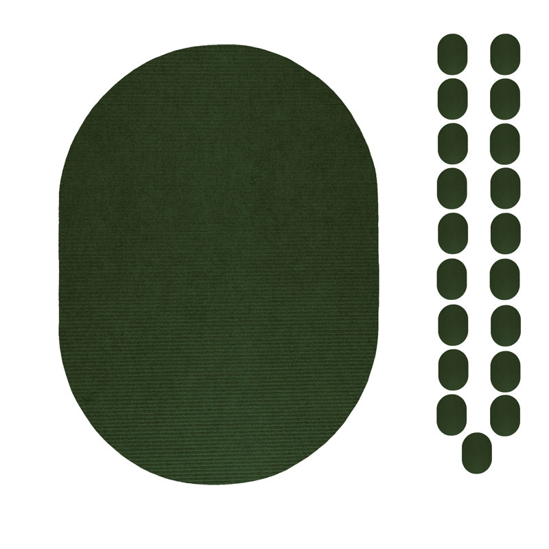Tapis Lalana, Ovale 2 pi x 4 pi