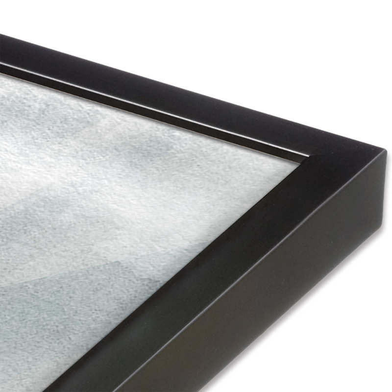 Soft Gradient Stripes I Print, 15.25" H x 12.25" W, Weathered Zinc Single Picture Frame