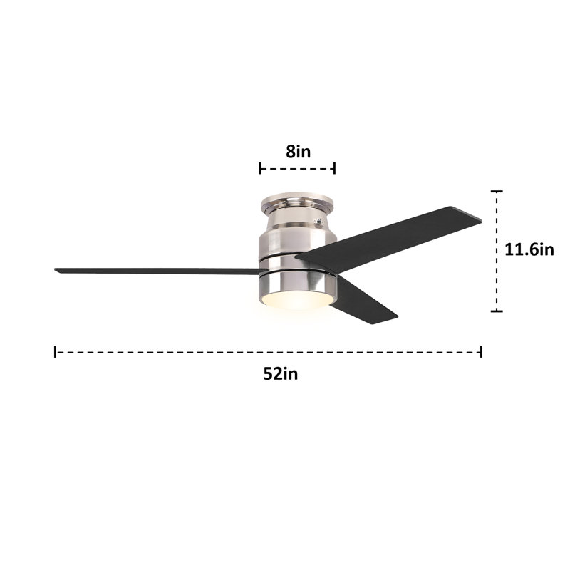 Smart Ceiling Fan with LED Lights and Come with Switch