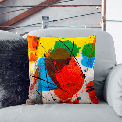Abstract Square Throw Cushion