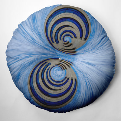 Abstract Reversible Throw Pillow