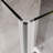 34"D x 34"W x 72"H Framed Square Corner Shower Enclosure with single aluminum and 1/4"Clear Tempered Glass, Gold-116310505