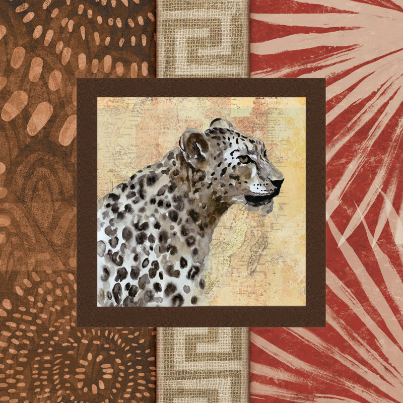 Spice Spotted Cheetah - Wrapped Canvas Painting, 51cm H x 51cm W x 3.8cm D