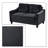 Alexie 54.33'' Velvet Square Arms Loveseat-750818896