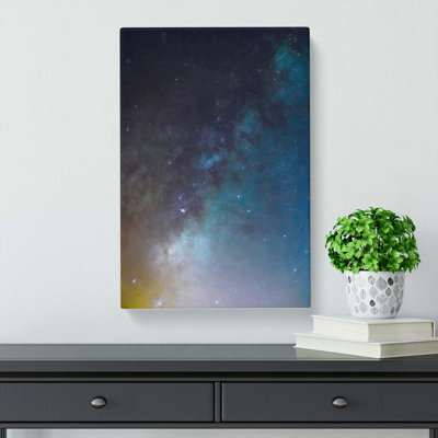 Star Explosion In Abstract - Wrapped Canvas
