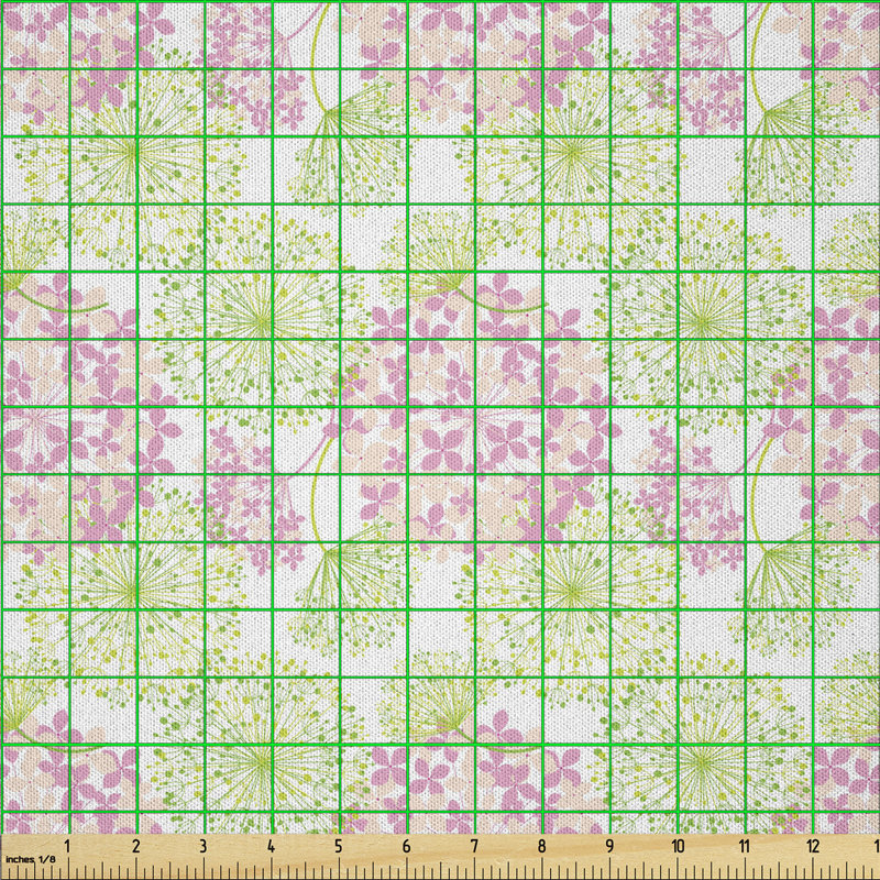 Cyprio Dandelion Flower Cheering Happy Fabric