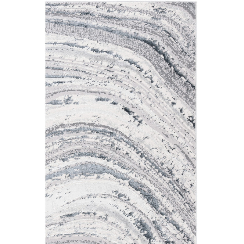 Tapis abstrait Kayliann Performance