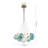 16 - Light Ribbed Glass Cluster Bubble Chandelier-50650549