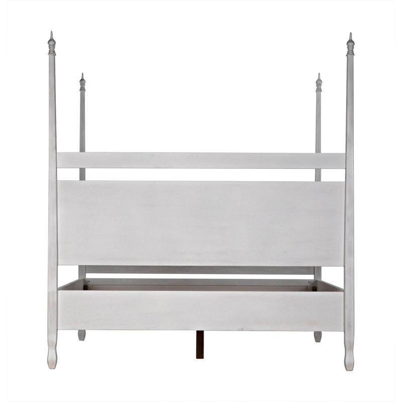 Venice Bed, White Wash, Queen