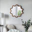 Miroir d'appoint en bois avec cadre unique