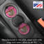 Pink Sloth Single Round Absorbent Stone Car Coaster