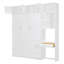 Lit escamotable double pleine grandeur avec bureau-402090721