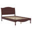 Base de lit plateforme Classic Classic avec tête de lit arquée en bois-2118605228-2118605231