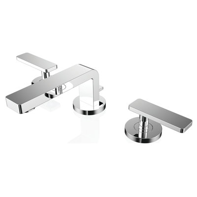Robinet pour salle de bain à l’échelle vectorielle avec ensemble de drain