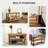 3-Tier Solid Wood Shoe Rack