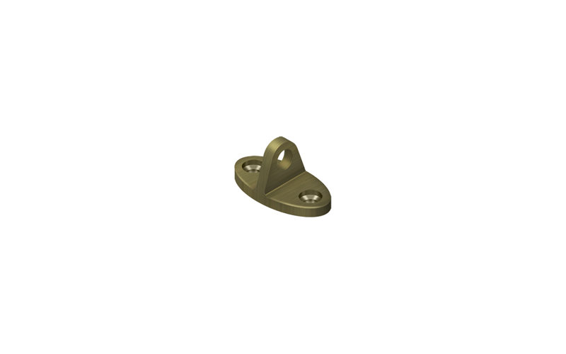 Deltana CHE4U5 Cabin Hook Eye for Contemporary in Antique Brass, Antique Brass