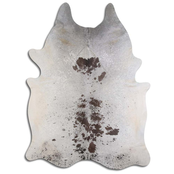 Foundry Select Bertraud Handmade Cowhide Gray Rug | Wayfair