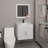 Blake Bathroom Mirror Cabinet With Two Interior Shelves, Wall-Mounted Storage White-422427753