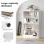 Modern Wood Bookcases, Adjustable 4-tier Storage For Home And Office