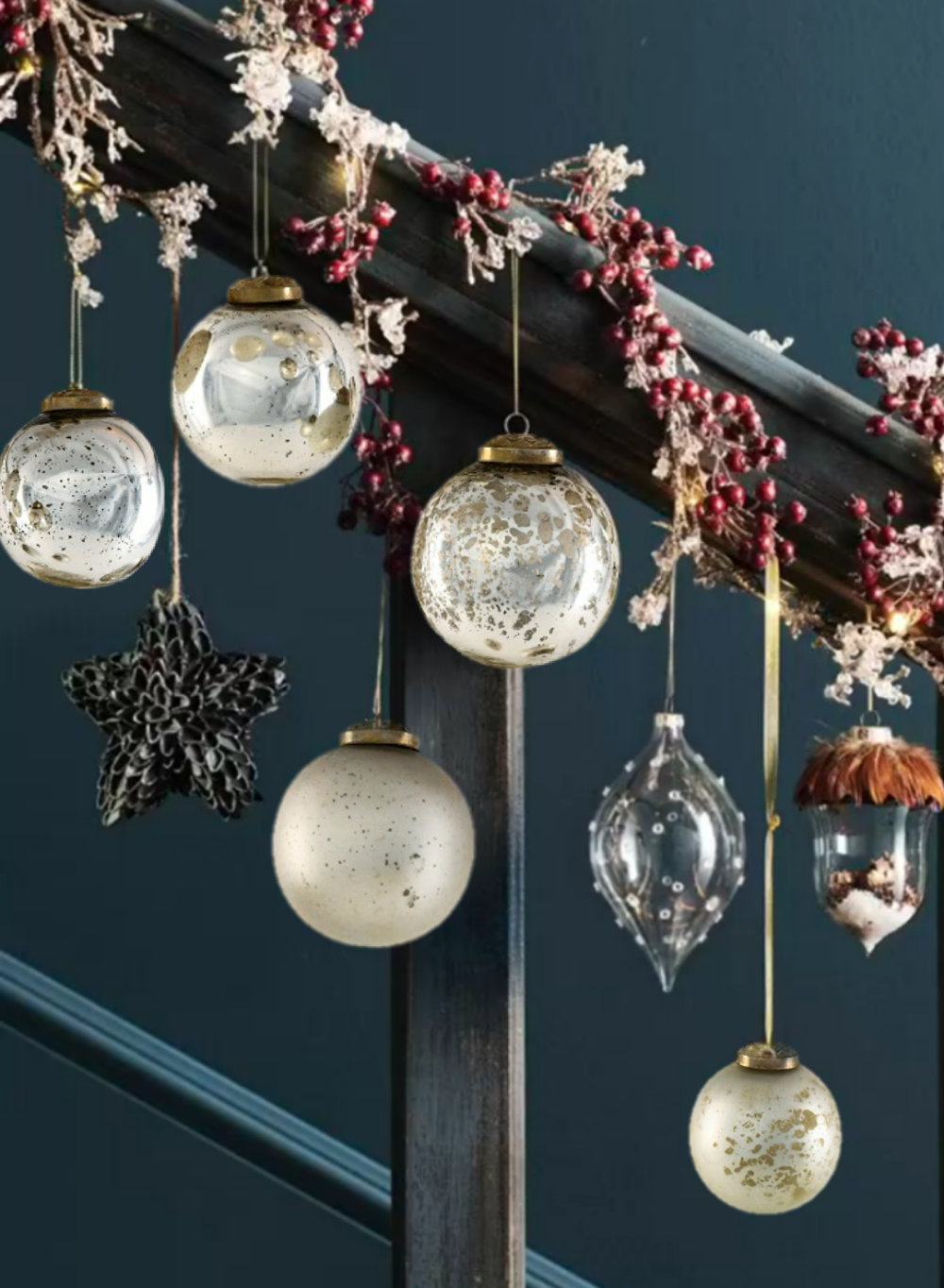 Glass Ball Ornament, 2.5" H x 2.5" W x 2.5" D, Yellow